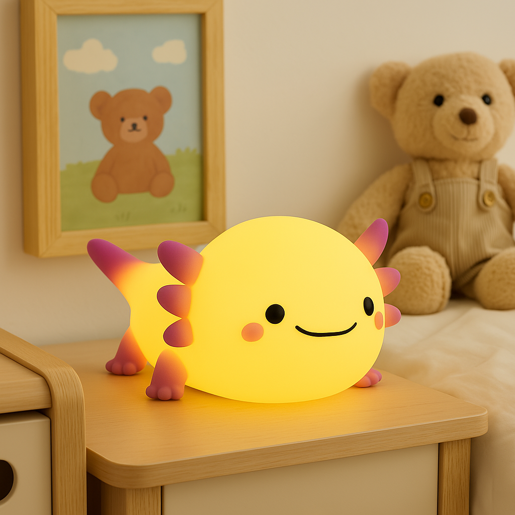 veilleuse bébé Axolotl