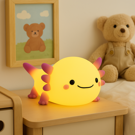 veilleuse bébé Axolotl