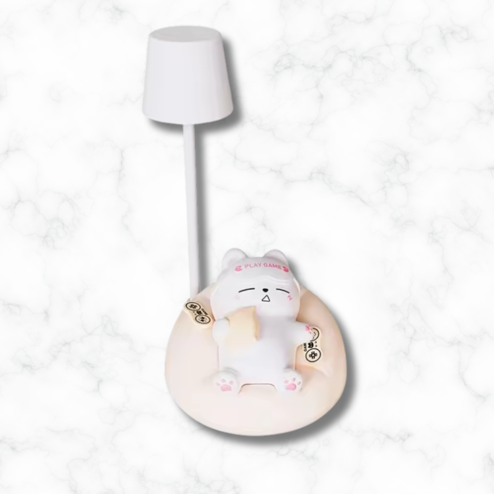 lampe de chevet enfant : Chat Game