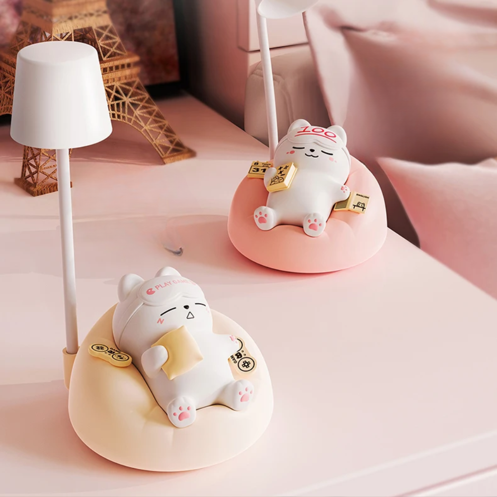 lampe de chevet enfant : Chat Game
