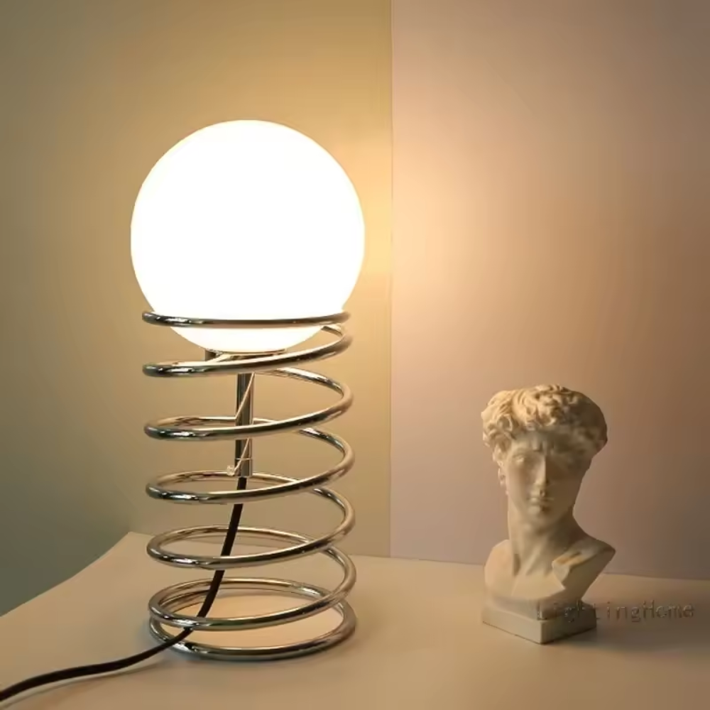 Lampe de chevet retro métal