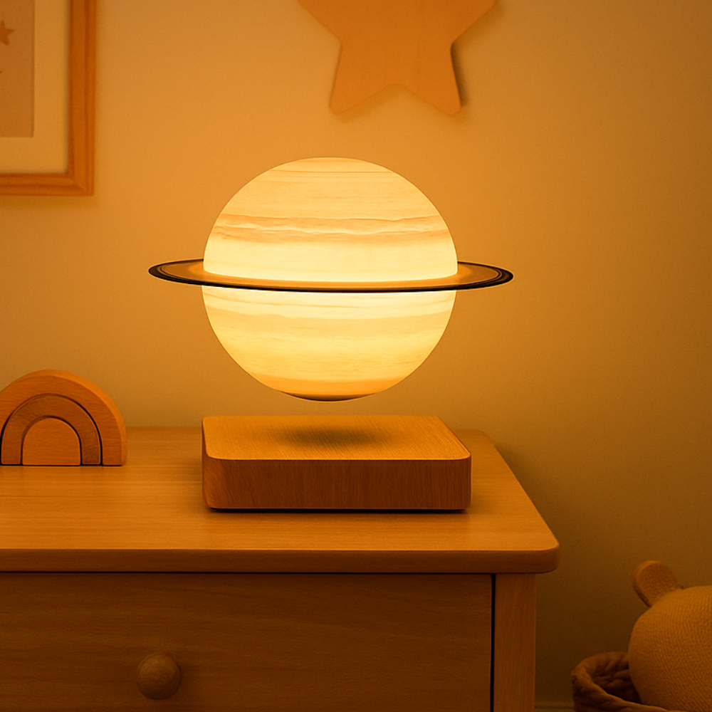 lampe planète lévitation