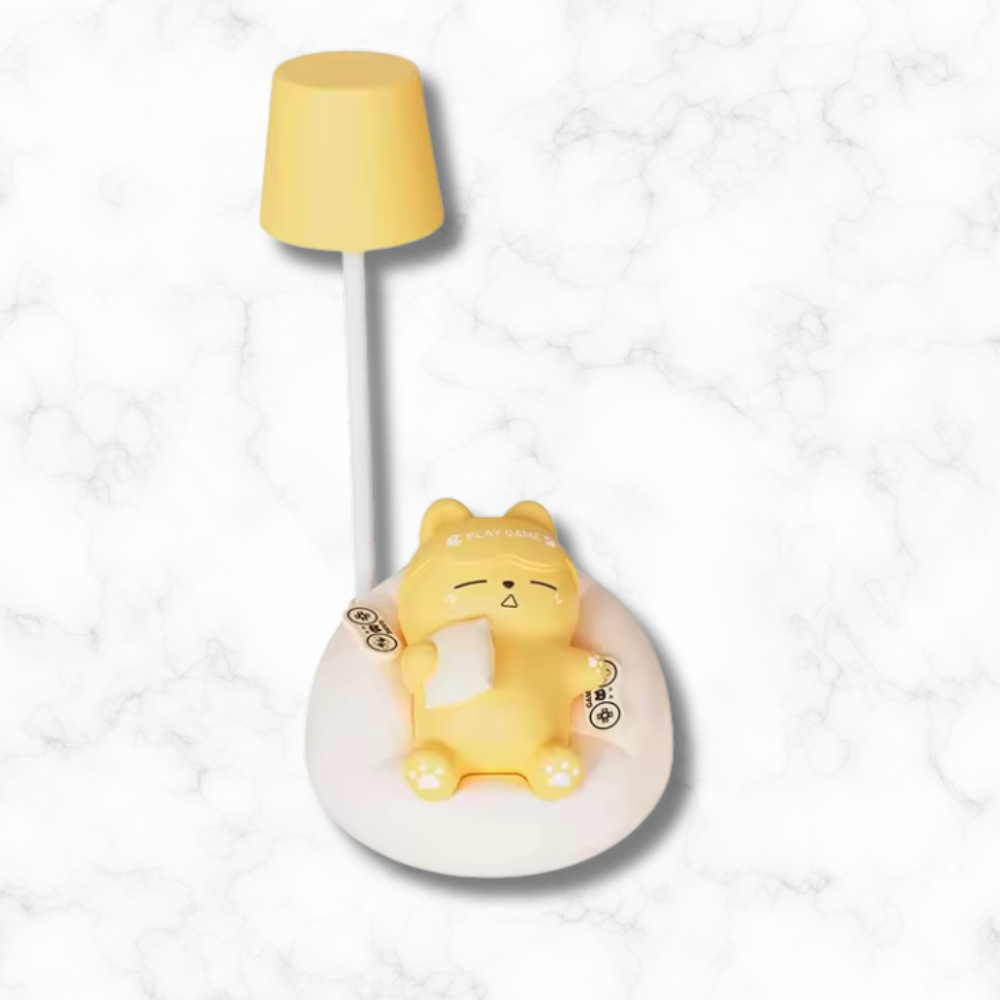 lampe de chevet enfant : Chat Game