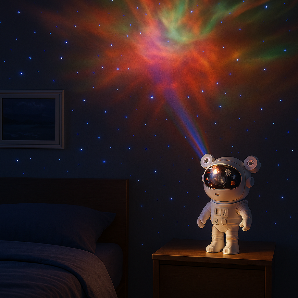 projecteur veilleuse : Astronaute Blanc