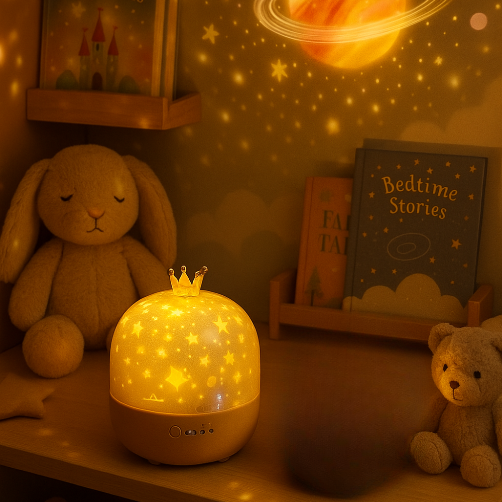 projecteur veilleuse avec musique : d'étoiles et de constellation