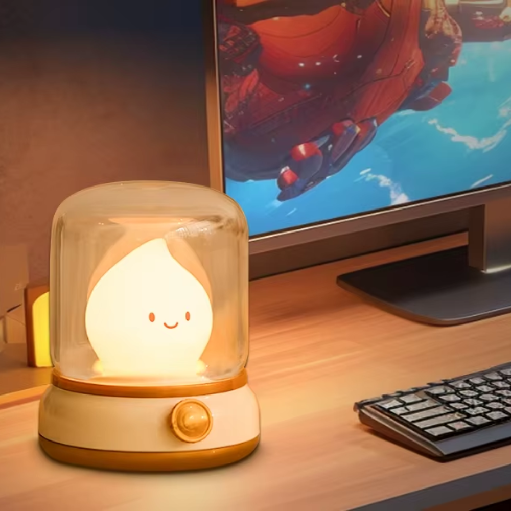 Veilleuse bébé flamme