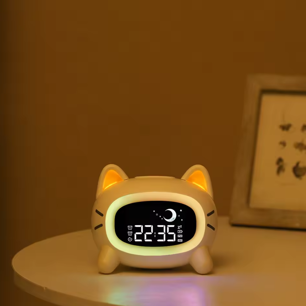 veilleuse réveil : Chat
