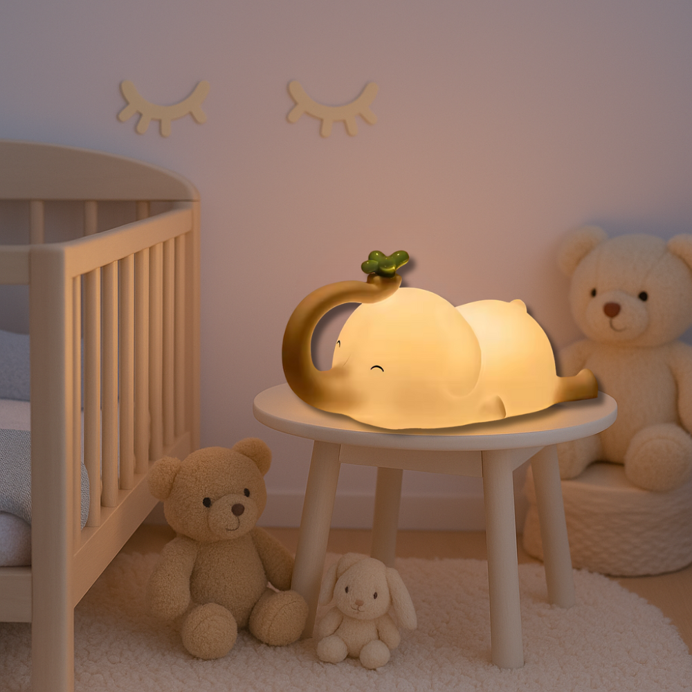 veilleuse bébé éléphant
