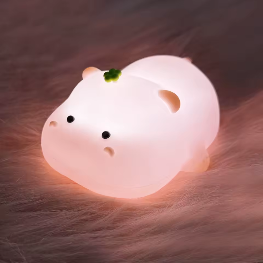 veilleuse bébé : hippopotame