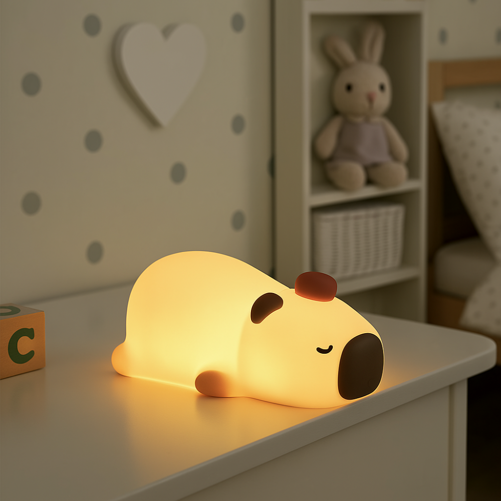 veilleuse bébé Capybara