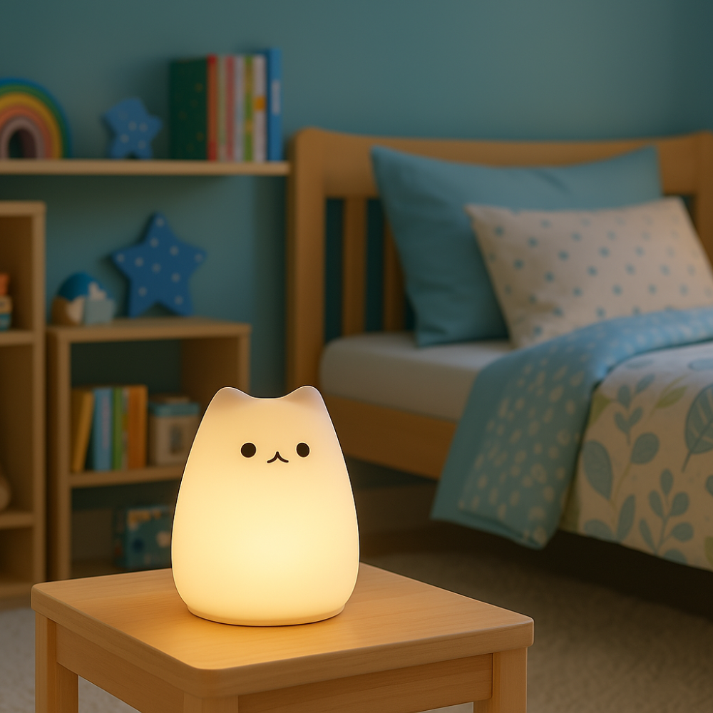 Veilleuse bébé chat