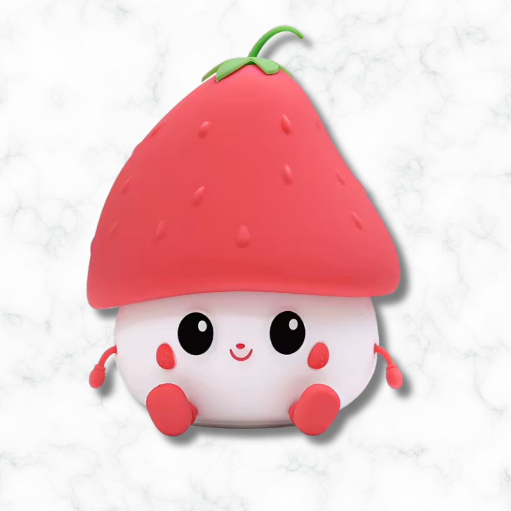 Veilleuse bébé : fraise