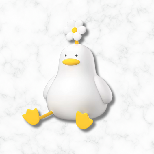 Veilleuse bébé canard fleur