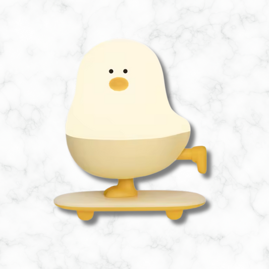 Veilleuse nomade : canard skateboard